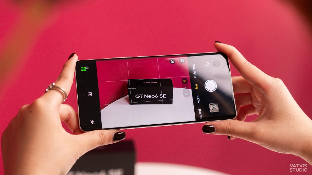 Máy ảnh realme GT Neo 6 sử dụng AI để chụp ảnh chân dung